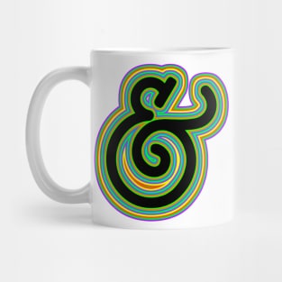 Psychedelic Ampersand Mug